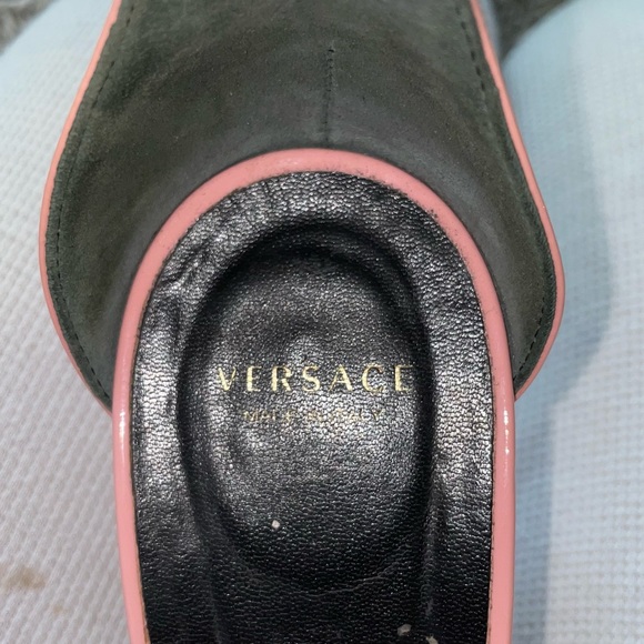 Pink Versace sandal heels - Picture 5 of 13